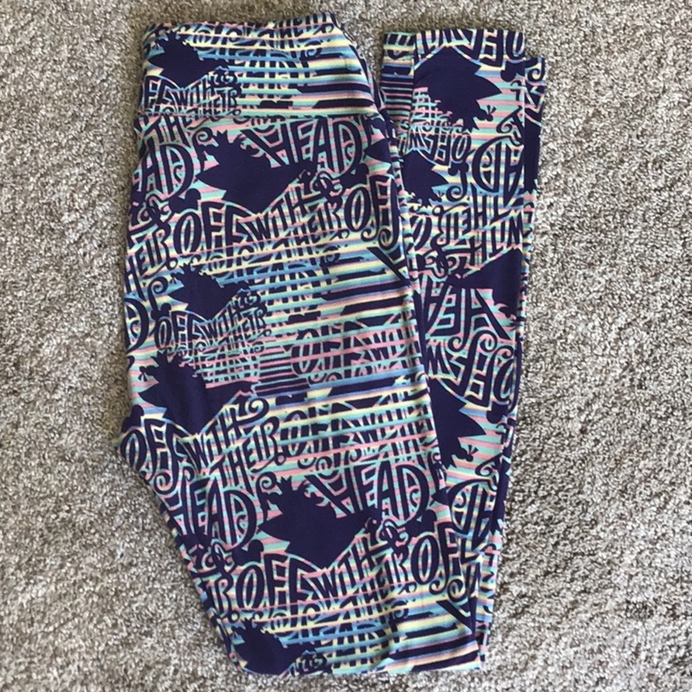 LULAROE DISNEY LEGGINGS - OS